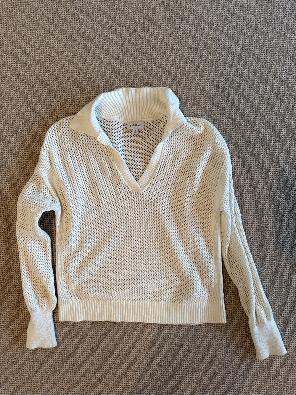 Evereve open knit sweater - size S